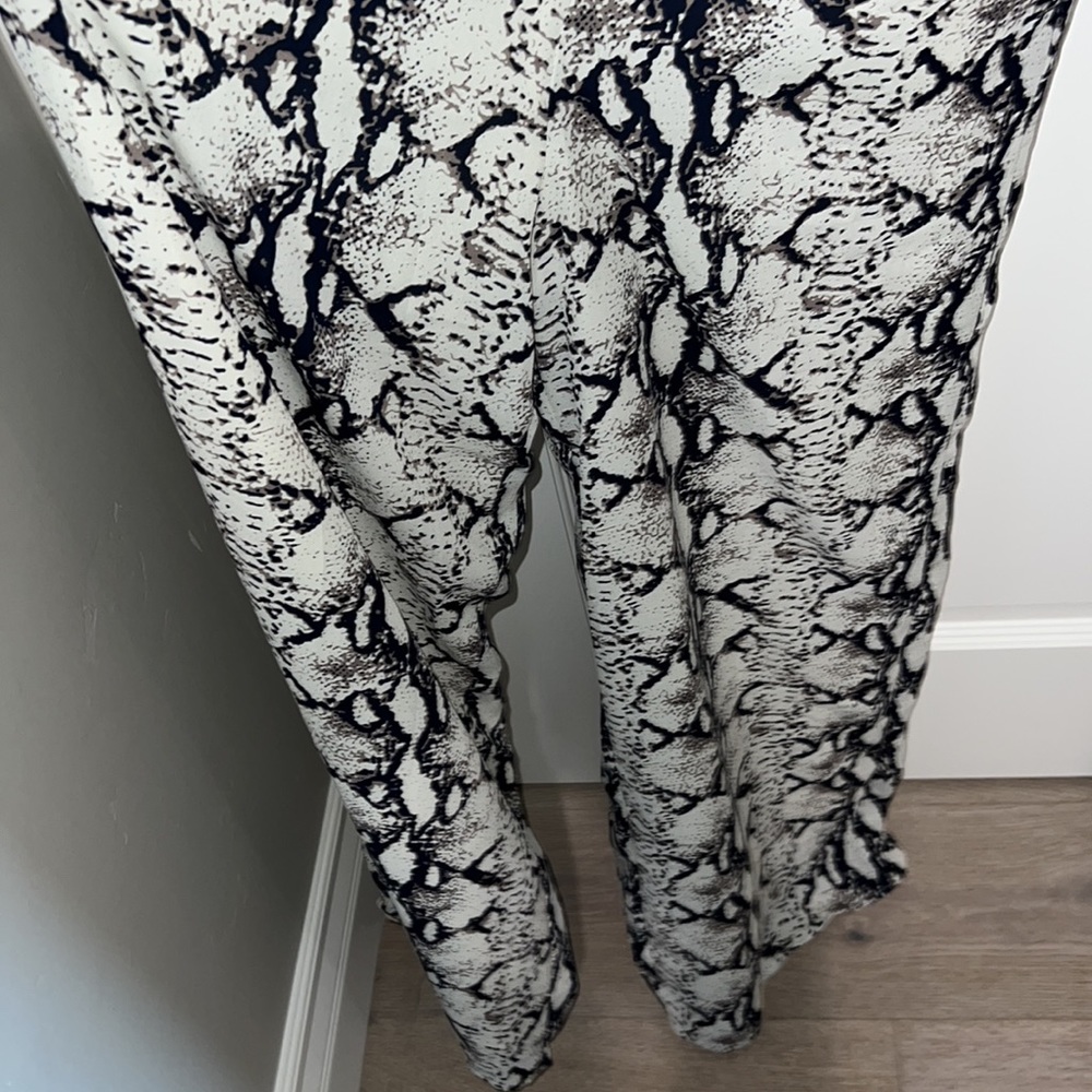 Unless Rose snakeskin jumpsuit - Picture 3 of 5